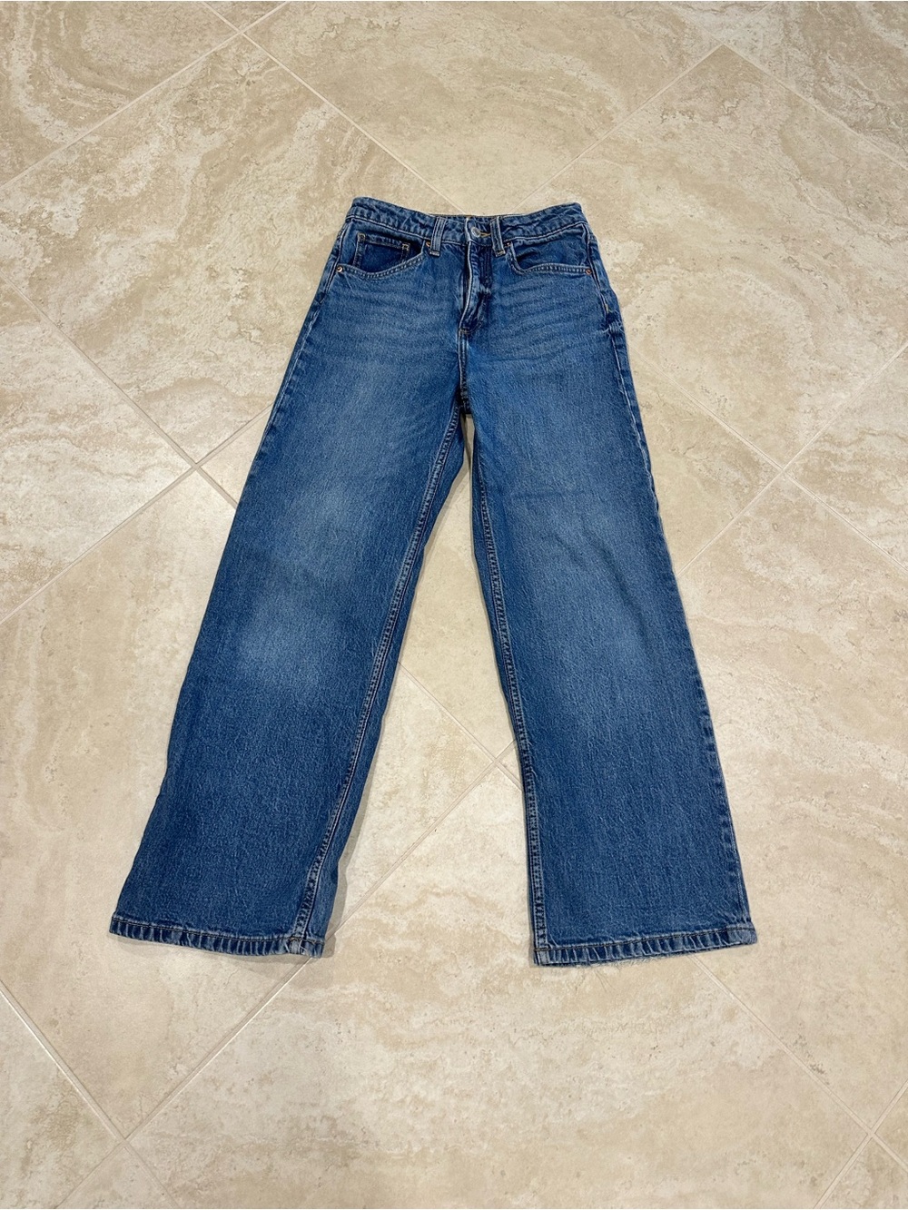 Girls Wide-Leg Jeans